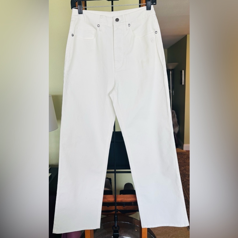 Coal White Denim Button Fly Jeans Size  3 - Picture 4 of 7